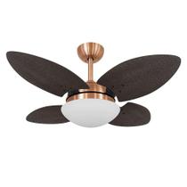 Ventilador Teto Volare Vd28 Mini Cobre 4 Pás 220V