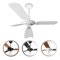 Ventilador Teto Yris 150W Ventex Potente Silencioso Turbo Econômico 3 Pás Forte 3 Velocidades Quarto