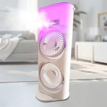 Ventilador Torre Usb Duplo Potente Mesa Led Ar Frio Ventilador Torre Usb Duplo Potente Mesa Led Ar Frio