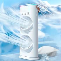 Ventilador Torre Usb Potente Duplo Mesa Melhor Climatizador