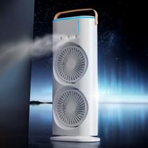 Ventilador Torre Usb Potente Duplo Mesa Resfriamento Potente