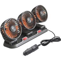Ventilador Triplo Automotivo Carro Van Kombi Ajustavel 2 Velocidades Silencioso Verao Sol Calor Dias Quentes Ventilador Triplo Automotivo Carro Van Kombi Ajustavel 2 Velocidades Silencioso Verao Sol Calor Dias Quentes