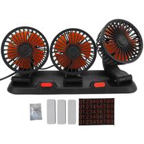 Ventilador Triplo Carro Escritorio Usb Escrivaninha Automotivo Silencioso 2 Velocidades Calor Sol Verao Ventilador Triplo Carro Escritorio Usb Escrivaninha Automotivo Silencioso 2 Velocidades Calor Sol Verao