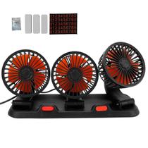 Ventilador Triplo Portatil 2 Velocidades Ajustavel Giratorio Carro Escritorio Casa Quarto Verao Sol Calor Dias Quentes Ventilador Triplo Portatil 2 Velocidades Ajustavel Giratorio Carro Escritorio Casa Quarto Verao Sol Calor Dias Quentes