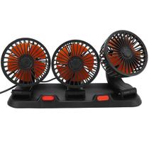 Ventilador Triplo Usb Carro Escritorio Escrivaninha Auotomotivo Calor Verao Silencioso 2 Velocidades Multiuso Ventilador Triplo Usb Carro Escritorio Escrivaninha Auotomotivo Calor Verao Silencioso 2 Velocidades Multiuso