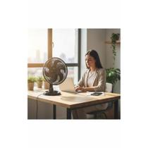 Ventilador Turbo Eco 30cm 52W Preto 110V - Frescor Intenso Ventilador Turbo Eco 30cm 52W Preto 110V - Frescor Intenso