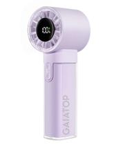 Ventilador turbo portátil Gaiatop Portable 4800mAh com cordão roxo