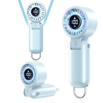 Ventilador Turbo Portátil U UZOPI com display LED de 5 velocidades Ventilador Turbo Portátil U UZOPI com display LED de 5 velocidades
