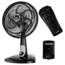 Ventilador Turbo VT-30-NB 6 Pás Preto 127V Controle Remoto PT-370