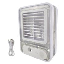 Ventilador Umidificador De Mesa Touch 3 Velocidades Led Usb Casa Trabalho Estudos Portatil Silencioso Refrescante Ventilador Umidificador De Mesa Touch 3 Velocidades Led Usb Casa Trabalho Estudos Portatil Silencioso Refrescante