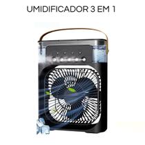 Ventilador Umidificador E Refrigerador De Ar Portátil 2 cores