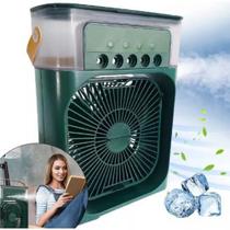 Ventilador Umidificador E Refrigerador De Ar Portátil Usb Com Reservatório Para Água E Gelo - FAN