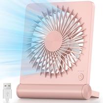 Ventilador USB Koonie Strong Wind Ultra Quiet Small Desk Rosa