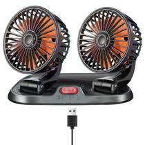 Ventilador Usb Mesa Duplo 2 Velocidades Escritorio Escrivaninha Home Office Verao Calor Sol Dias Quentes Ventilador Usb Mesa Duplo 2 Velocidades Escritorio Escrivaninha Home Office Verao Calor Sol Dias Quentes