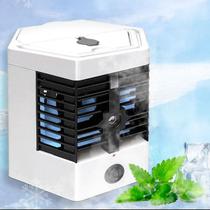 Ventilador USB portátil mini com ar condicionado trabalho
