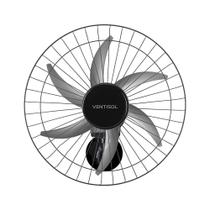 Ventilador Ventisol Parede Steel 50Cm Preto Bivolt