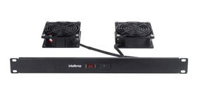 Ventilador Ventoinha Para Rack Com 2 Intelbras Padrão 19