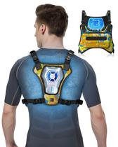 Ventilador vestível THOUSTA Colete de resfriamento recarregável portátil Ventilador vestível THOUSTA Colete de resfriamento recarregável portátil