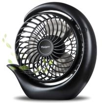 Ventilador Viniper Portátil Recarregável de 3 Velocidades, 180 de Rotação