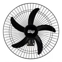 Ventilador Wap Parede Rajada Pro Preto Bivolt 60cm 5 Pás FW006661
