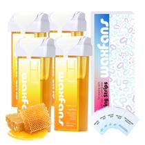 Ventiladores de cera Wax Roll On Refill para depilação 100% naturais