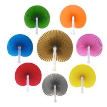 Ventiladores de mão dobráveis de papel decorativo Bestage 24 peças Ventiladores de mão dobráveis de papel decorativo Bestage 24 peças