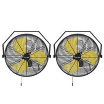 Ventiladores de Parede CCGIRU 20" 5400 CFM 3 Velocidades à Prova d'Água 2 Unidades