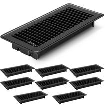 Ventiladores de piso Gmurnai 4 x 10 polegadas Tampas de ventilação térmica de metal x8