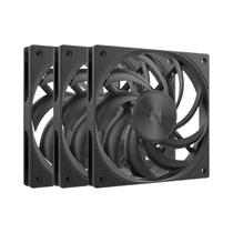 Ventiladores De Resfriamento De Chassi Fino De 12CM 15MM 12V 4PIN PWM 5V 3PIN ARGB 800-2400RPM Preto