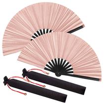 Ventiladores de seda dobráveis para mãos Maitys Chinese Tai Ji Fan 34x63,5 cm Ventiladores de seda dobráveis para mãos Maitys Chinese Tai Ji Fan 34x63,5 cm