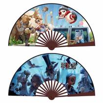 Ventiladores dobráveis, ventiladores portáteis, Anime Personas, 5, 10 polegadas, 2 unidades Ventiladores dobráveis, ventiladores portáteis, Anime Personas, 5, 10 polegadas, 2 unidades
