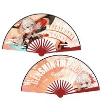Ventiladores dobráveis Ventiladores portáteis Hand Anime Genshins Impacts x2 Ventiladores dobráveis Ventiladores portáteis Hand Anime Genshins Impacts x2