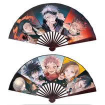 Ventiladores dobráveis Ventiladores portáteis Hand Anime Jujutsus Kaisens x2 Ventiladores dobráveis Ventiladores portáteis Hand Anime Jujutsus Kaisens x2
