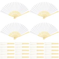 Ventiladores portáteis dobráveis Helimoto White Paper 24 PCS Ventiladores portáteis dobráveis Helimoto White Paper 24 PCS