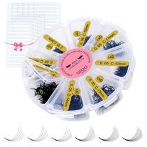 Ventiladores pré-fabricados e extensões de cílios 1200 ventiladores PRO LASHBEAUTY Ventiladores pré-fabricados e extensões de cílios 1200 ventiladores PRO LASHBEAUTY