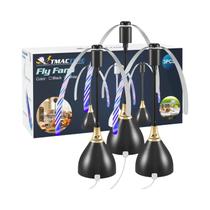 Ventiladores USB Para Mesas, 2-3 Peças, Repelente Eficaz De Moscas Com Lâminas Macias Para