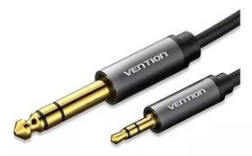 Vention - Cabo Audio P10 6.5mm X P2 3.5mm 1m 1 Metro Blindado Estéreo