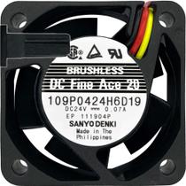 Ventoinha 109P0424H6D19 24V 0.07A 1.68W 3L 3P 4020 Fanuc Ventoinha 109P0424H6D19 24V 0.07A 1.68W 3L 3P 4020 Fanuc