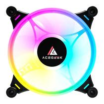 Ventoinha Acegeek Crystal, 120mm, ARGB, Preto, AG-CRYSTAL-BK