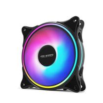 Ventoinha Alligator Shop WIND RGB Rainbow 120MM Preto ALSFANRGB-WIND