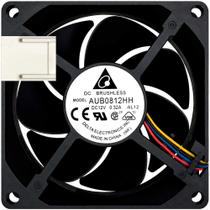 Ventoinha AUB0812HH 12V 0.32A 3.84W 4L 4P 80X80X25MM B3 Ventoinha AUB0812HH 12V 0.32A 3.84W 4L 4P 80X80X25MM B3