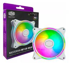 Ventoinha Cooler MasterFan MF120 Halo 120mm ARGB Branco