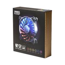 Ventoinha De Gabinete 120mm Silenciosa PWM Starry Sky Pccooler Mágica Ajustável Para CPU De