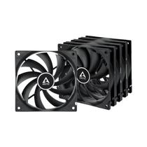Ventoinha De Gabinete ARCTIC F12 PWM 120 Mm Preta Com Motor Silencioso 230-1350 RPM Tecnologia PWM