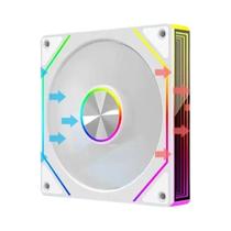 Ventoinha De Gabinete ARGB De 14cm ICE Whale Prism 4RS plus Com Design De Espelho Infinito,