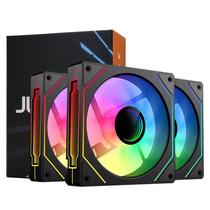 Ventoinha De Gabinete ARGB RGB Silenciosa De 120mm JUMPEAK MS120 12cm Sistema De Refrigeração Para