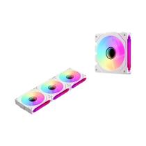 Ventoinha De PC Com Efeito De Luz ARGB De 120mm, 4PIN PWM, 58.36CFM Para Resfriador De Água De