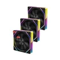 Ventoinha De Resfriamento Para Gabinete De Computador 12CM ARGB Ice Whale IW-4MAX Prism 7PRO Espelho