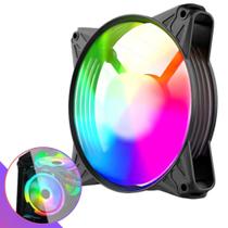 Ventoinha Eurus Clanm Para Gabinete Gamer Ventoinha Com Iluminação Led Rgb Com 8 Cores Tamanho 120mm