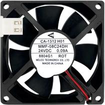 Ventoinha MMF-08C24DH 24V 0.09A 2.16W 2 Fios 2P 80X80X25 A1 Ventoinha MMF-08C24DH 24V 0.09A 2.16W 2 Fios 2P 80X80X25 A1
